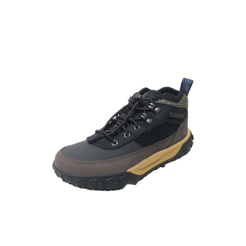 Timberland City Outdoor Anti Slip Wear Resistant High Top Kids' Outdoor Shoes Black Brown Kids'-2