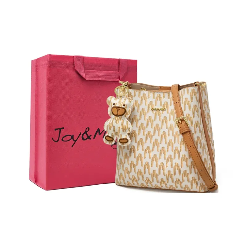 Joy&Mario PVC Lightweight Practical Commute Small Size Women's Beige Yellow/Cocoa Coffee/Tale Green-5
