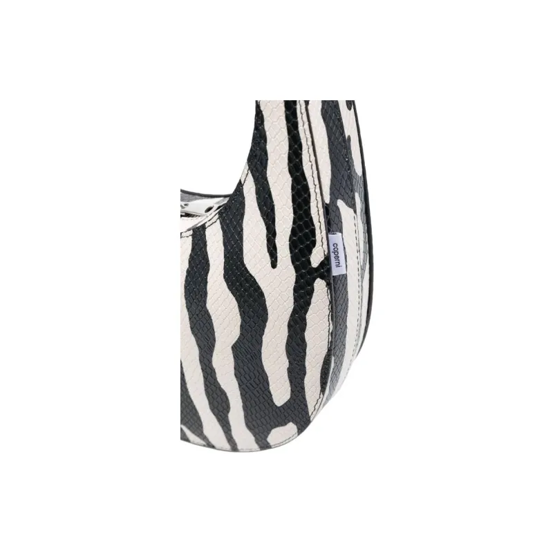 COPERNI Leather Shoulder Bag Handbag Women's Black White-3