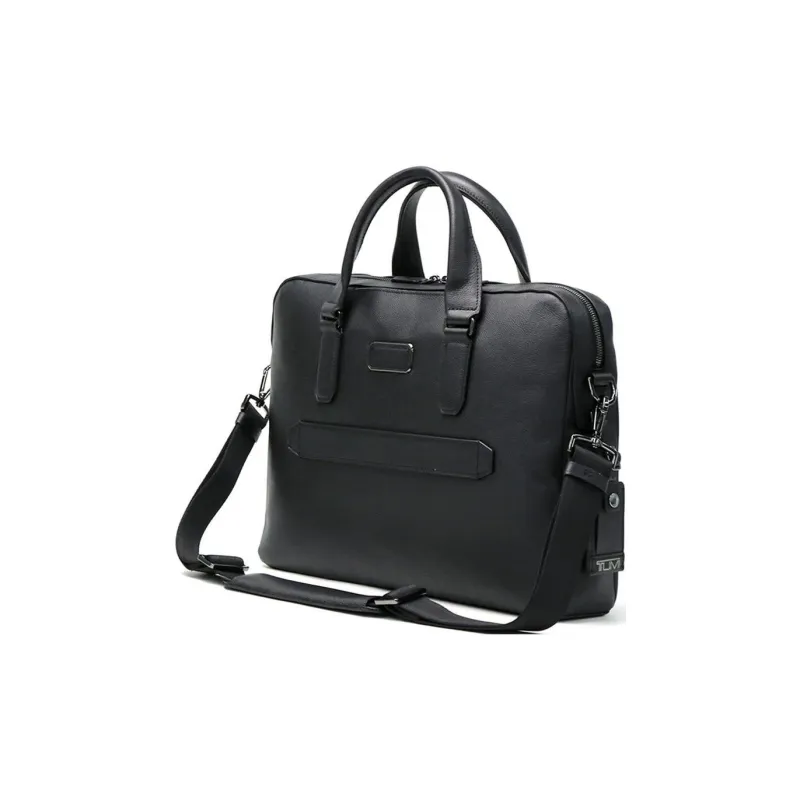 TUMI Cow Leather Shoulder Bag Crossbody Bag Handbag Regular Men's Black-1