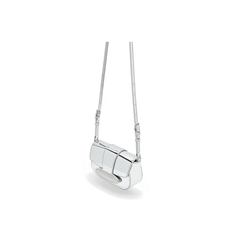 PEDRO PU Shoulder Bag Crossbody Bag Mini Women's Black/Silver/Light Blue-10