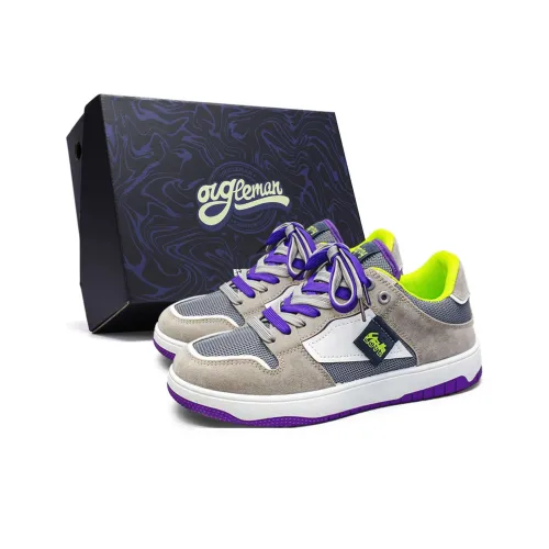 OUGLEMEN Gift Box Set Wear Resistant Slip Resistant Low Top Skateboard Shoes Men's