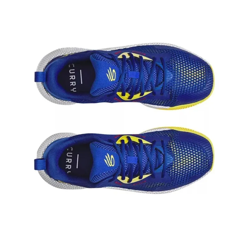 Under Armour Hovr Splash 3 Anti Slip Wear Resistant Low Top Basketball Shoes Men's Blue-1