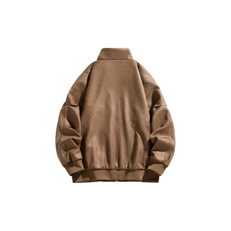 IGOI Jackets Coats Unisex Vintage Brown-1