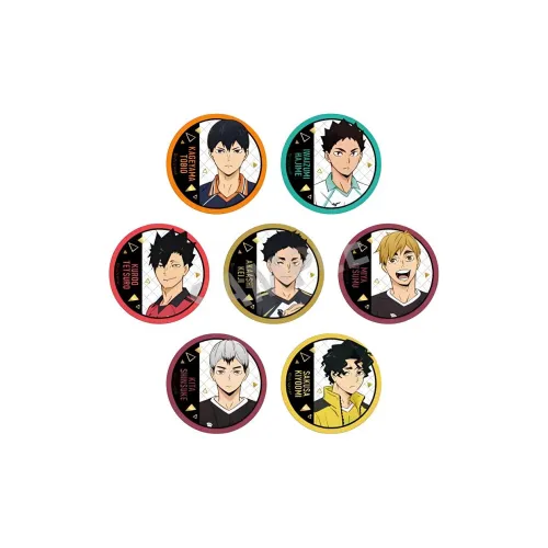 Animate Haikyuu!! Trading Card With Foil Stamping Badges