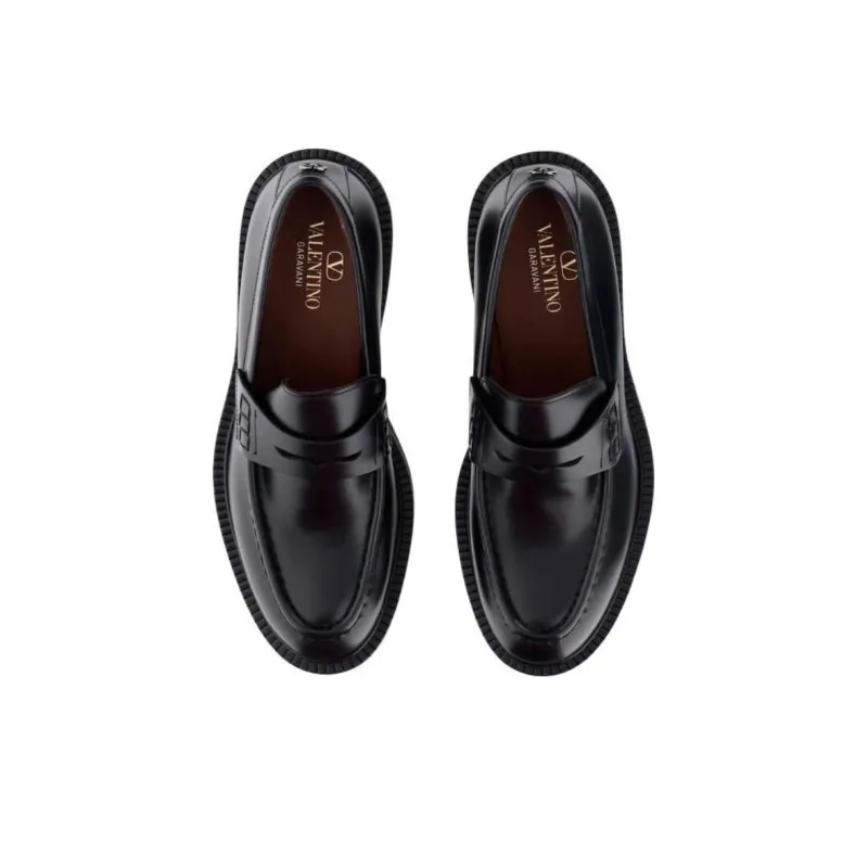 Valentino VLogo Signature Slip On Loafers-3