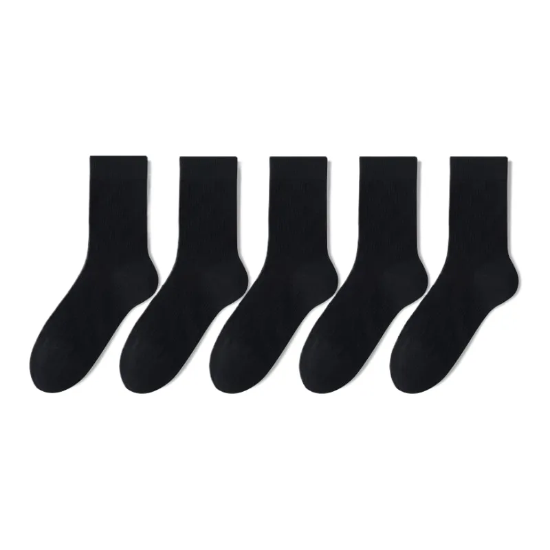 Lan Miao Mid Calf Socks Men's 5 Pack-13