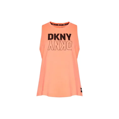 DKNY Tank Tops Women's Orange