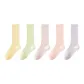 Custard 1+Aqua Green 1+Gray Purple 1+Pastel Pink 1+Light Purple 1