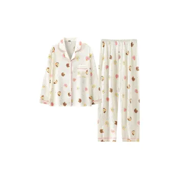 Maultiay Pajama Set Women's Apricot