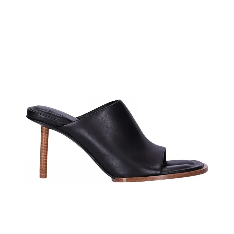Jacquemus Les Mules Rond Carré Leather Mules-1