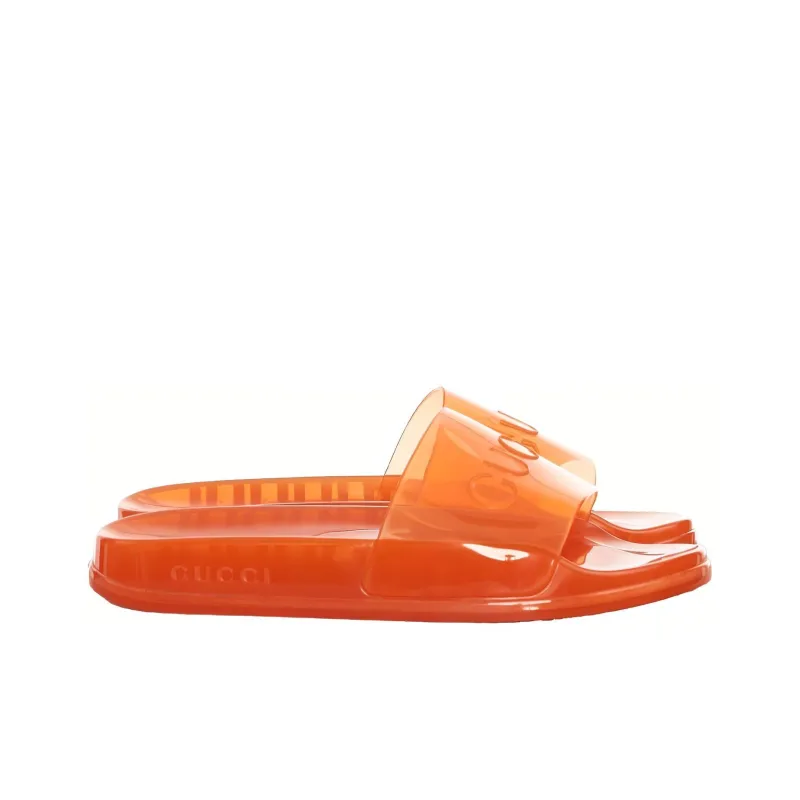 GUCCI Slide Sandal 'Transparent Orange'-1