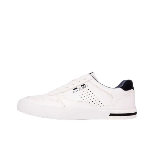 NAUTICA Skateboard Shoes Men Low-Top White