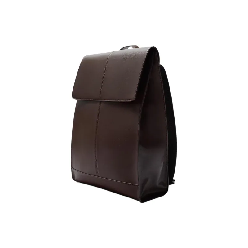 ZARA Polyester Backpack Medium Size Men's Brown-2