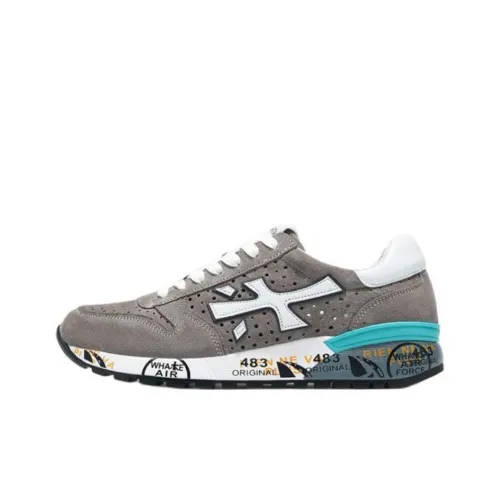 PREMIATA Casual Shoes Men Low-Top Light Gray