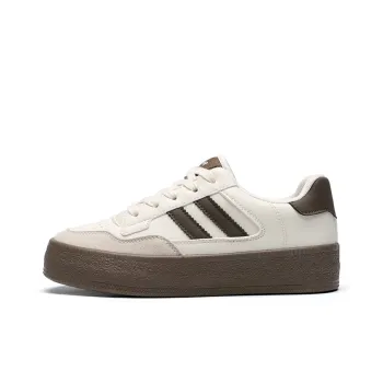 ZHR Classic Vintage T Head White Sneakers Slip Resistant Cushioning Low Top Skateboard Shoes Women's
