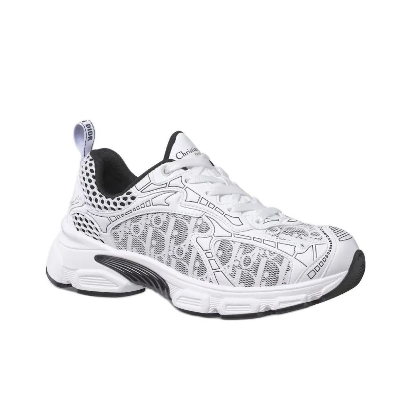 DIOR Vibe Monogram Casual Shoes Women's White-2