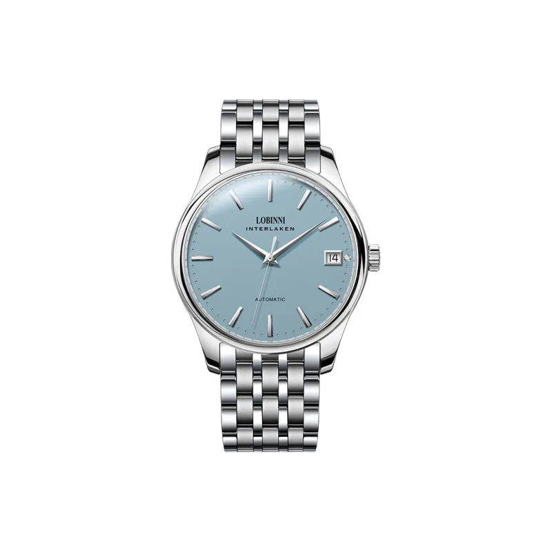 LOBINNI L Mechanical Movement Cowhide Strap Watch Women's Watch White Dial-28