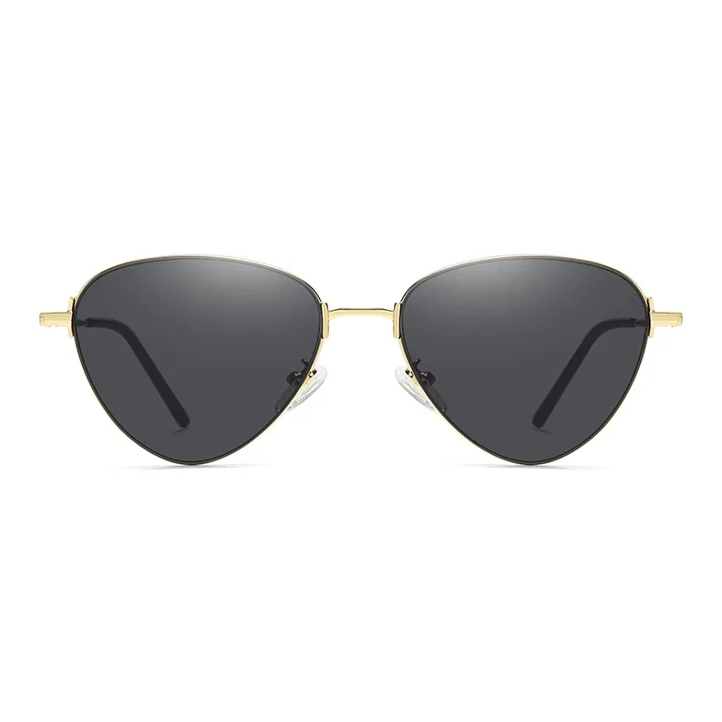 LUNAR Metal Irregular Shape Sunglasses Unisex-4