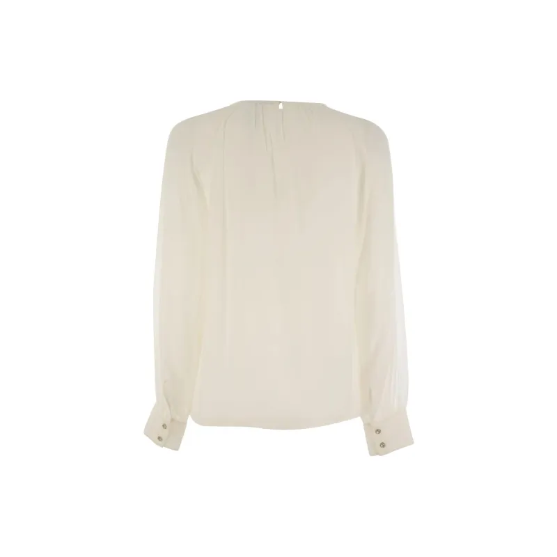 MaxMara Studio Crewneck Long-Sleeved Top-1