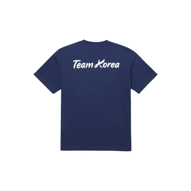THE NORTH FACE PO TEAMKOREA ONE EARTH S/SR/TEE /R T Shirt Men's Blue-1