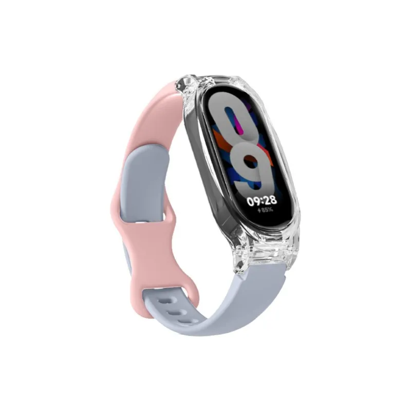 Yu Qing Xiaomi Smart Band 9/8/7/NFC Edition 3456 Smart Wristband Xiaomi Compatibility Watch Band 21cm Silicone Material-8