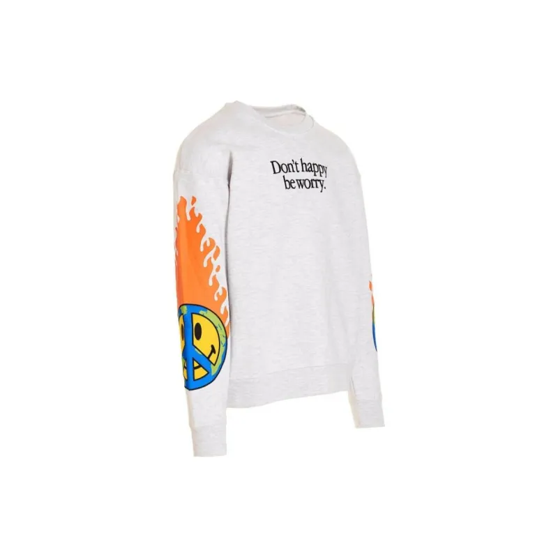 Market Smiley Earth On Fire Crewneck-2