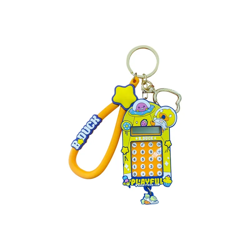 Baimao PVC+ Hardware Keychains Unisex-2