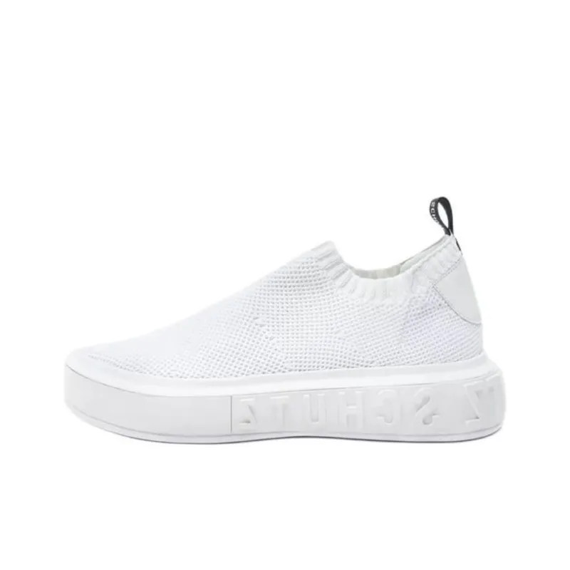 Schutz Low-Top Casual Shoes Women's White-0