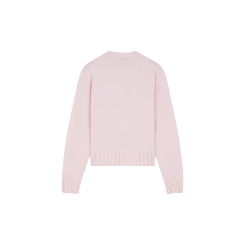 Maison Kitsune Bold Fox Head Embroidered Knit Cardigan-1
