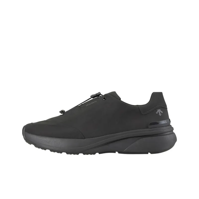 DESCENTE WAYSER Breathable And Waterproof Low Top Casual Running Shoes Unisex Black-0