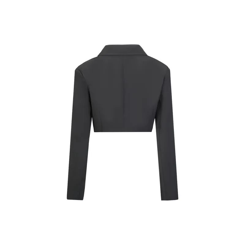 Barb Chill Preppy Series Business Suit Women's Dark Gray-1