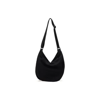 Yohji Yamamoto Wool Crossbody Bag Shoulder Bag Unisex Black