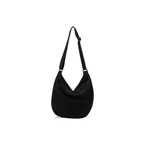 Yohji Yamamoto Wool Crossbody Bag Shoulder Bag Unisex Black