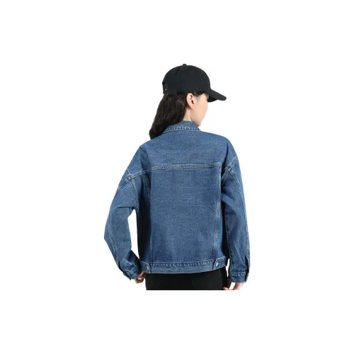 Tonlion Denim Jackets Women's Medium Blue