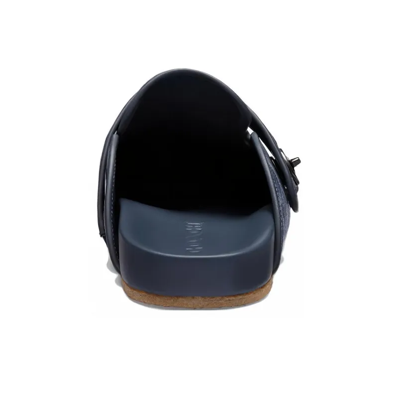 COACH Blake Wrap toe Slippers Men's Blue-4