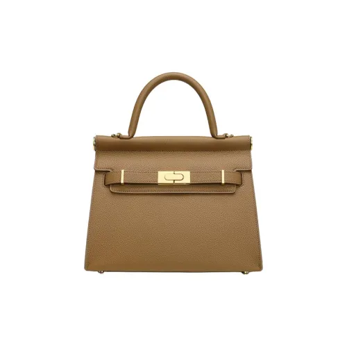 GOLDLION Cow Leather With Synthetic Leather Handbag Women's Multicolor