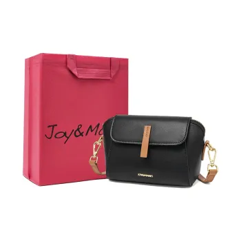 Joy&Mario Cow Leather High-Value High-Quality Large Capacity Regular Women's Classic Black/Ecru/Cocoa Brown
