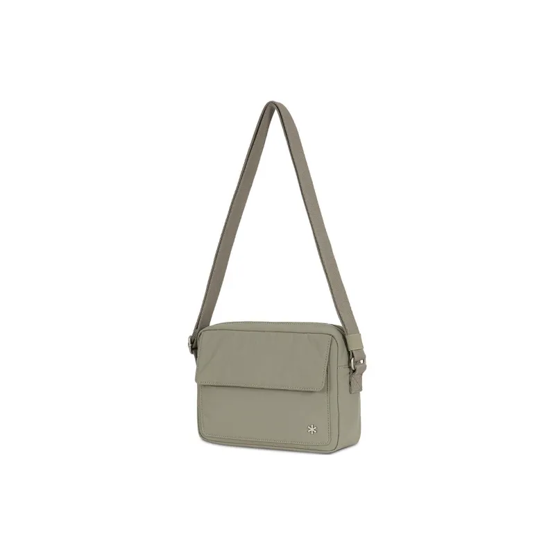 Snow Peak Nylon Crossbody Bag Shoulder Bag Medium Size Unisex Olive-1