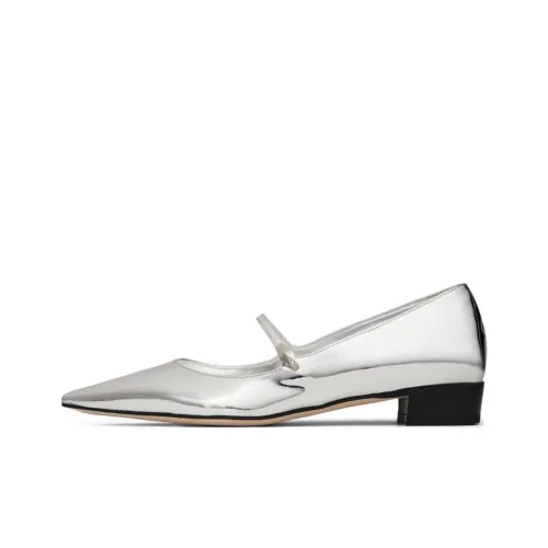 Jimmy Choo Casual Single nero shoes 2.5cm Women's Silver