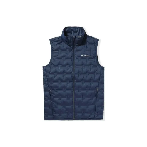 Columbia Vests Men Navy Blue