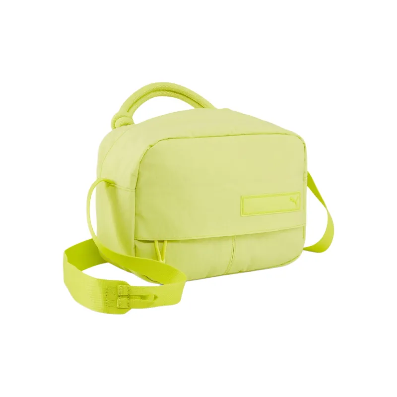 PUMA Nylon Handbag, Shoulder Bag, Crossbody Bag Unisex Lime Gloss-0