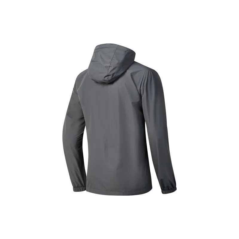 Erke Variety Training Collection Trench Coat Men's Dark Gray-1