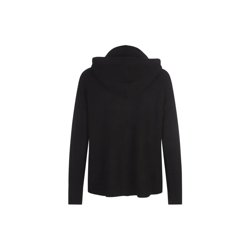 MaxMara Logo Embellished Knitted Hoodie-1