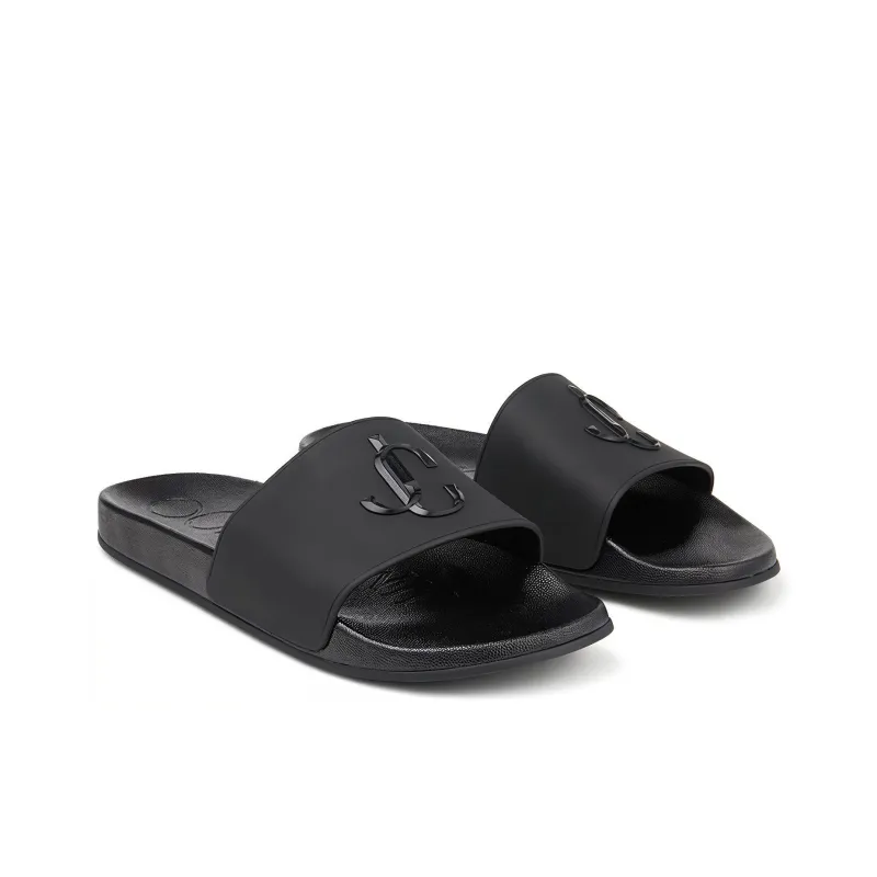 Jimmy Choo Port Monogram-logo Slides-3