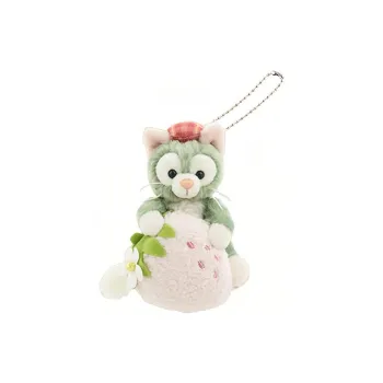 Disney Tokyo Disney Duffy And Friends Heart Shaped Strawberry Collection Gelatoni Dolls Plush Pendant 9cm High