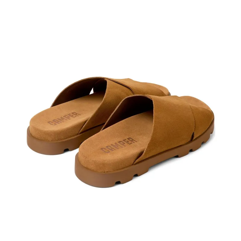CAMPER Brutus Slip Resistant Slide Slippers Men's Brown-3
