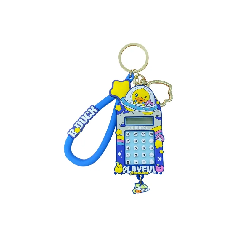 Baimao PVC+ Hardware Keychains Unisex-4