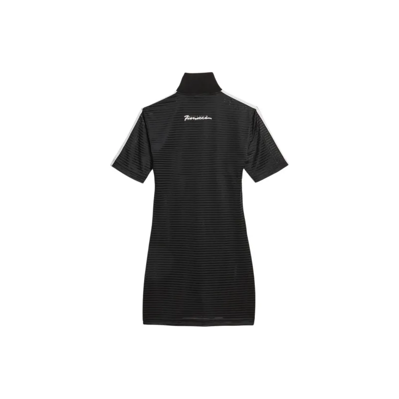 Adidas Originals x FIORUCCI Short Sleeved Dresses Women's Black-1