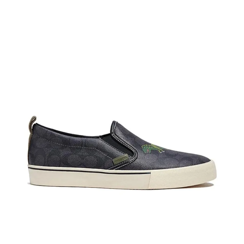 COACH Stylish Skateboarding Shoes Men's Black-1
